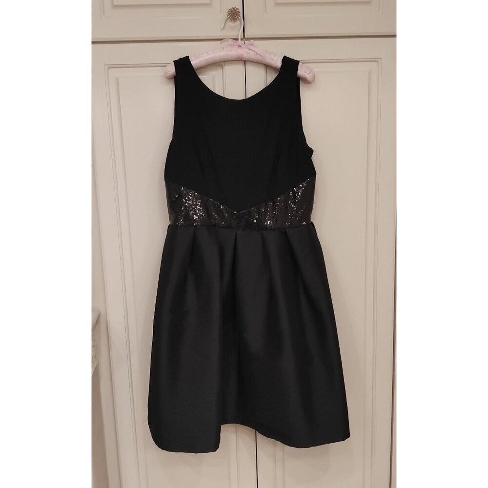 R.M. Richards Black Cocktail Dress -- Size 14